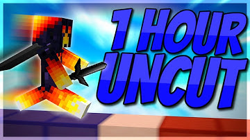1 Hour of Uncut Hypixel Bridge (with Keyboard & Mouse Sounds + Handcam)
