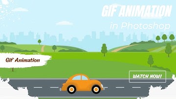 Moving car gif animation in Photoshop .| photoshop gif editing.| Simple & Quickest way to create it.