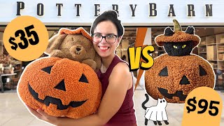 I Bought a Pottery Barn Dupe! | Halloween Shopping at Dollar Tree, HomeGoods & Target