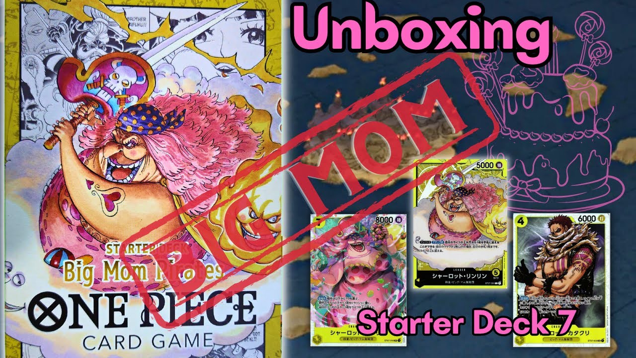 One Piece Starter Deck ST07 BIG MOM Pirates Opening! One Piece TCG
