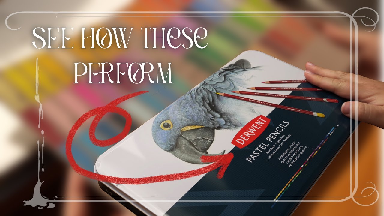 Derwent Pastel Pencils Swatch & Honest Review