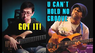 Victor Wooten - U Can&#39;t Hold NO Groove Bass Cover by Ming