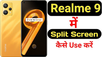 How to enable split screen in Realme 9 || Realme 9 me split screen kaise enable kare ||