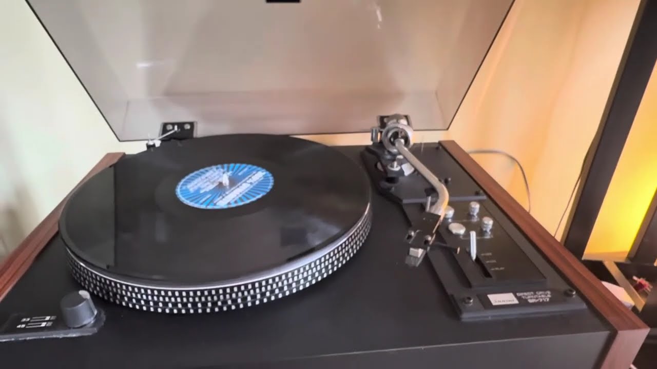 Vintage Sansui SR-717, Direct Drive Turntable