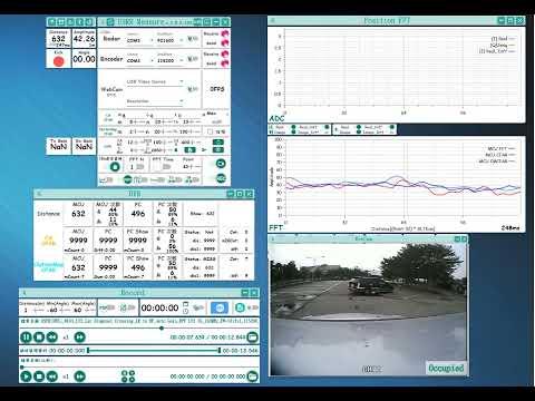 24Ghz FMCW Radar Car Move Cross wmv