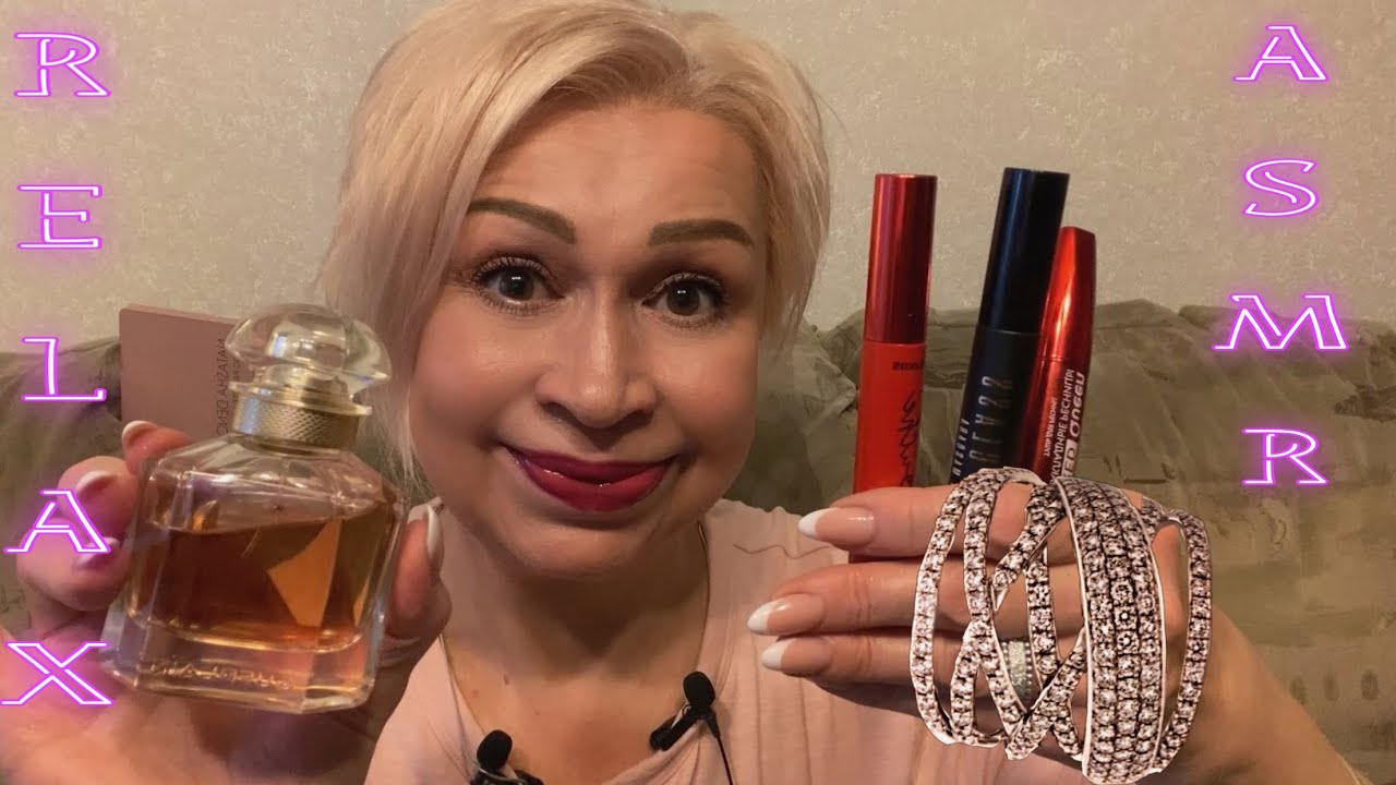 АСМР💋💄Расслабься,пока я делаю тебе макияж, подарки, тестирую тушь! ASMR RELAX As l do your Makeup!