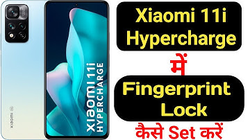 How to set fingerprint lock in Xiaomi 11i Hypercharge || Xiaomi 11i Hypercharge fingerprint lock  ||