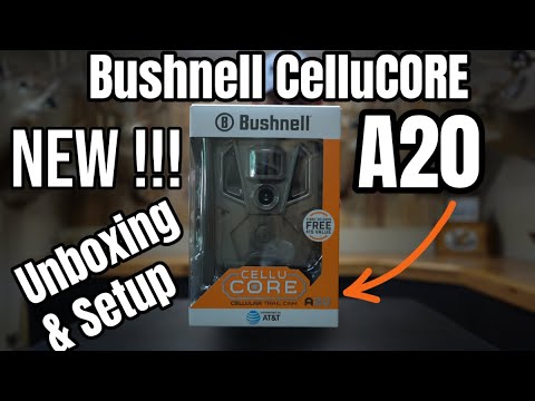 Bushnell NEW CelluCORE 20 Wireless Trail Camera | Unboxing and Setup