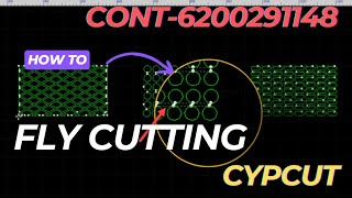 How to Fly Cutting || #onlineclasses #cypcut #ncstudio #fiberlaser #autocad #gweikelaser #border