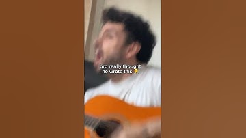 he was so close to writing something original 😭 #oasis #wonderwall #acoustic #guitarmeme #shorts