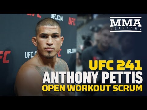 UFC 241: Anthony Pettis Open Workout Scrum  - MMA Fighting