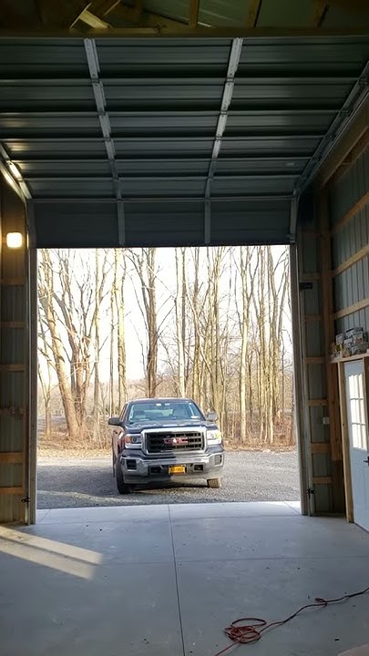 Chamberlain RJ070 Garage door opener on 14 high 12 wide door 14x12