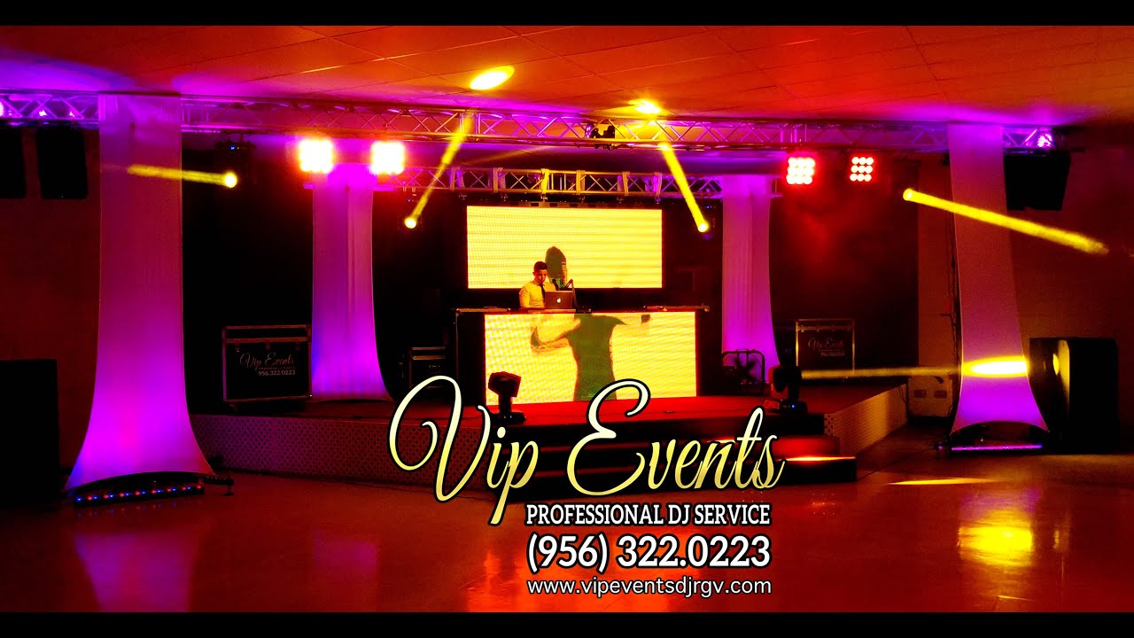 VIP Events DJ Service con PANTALLA LED y Show de Luces SWEET 16 El Toro Dance Hall en Lyford