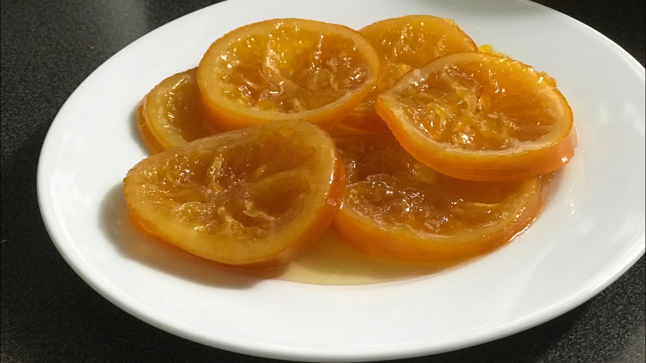 Rondelles d’orange caramélisées شرائح البرتقال المعسل #caramilisees # confiture #