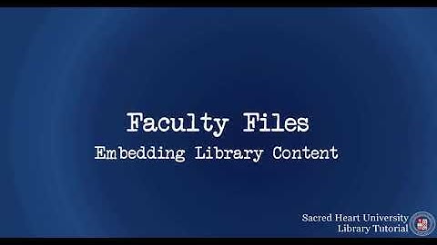 Embedding Library Content in Blackboard Ultra