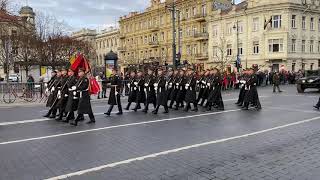 22.11.19 Wojsko Polskie i Litewskie na pogrzebie Powtańców Styczniowych w Wilnie.