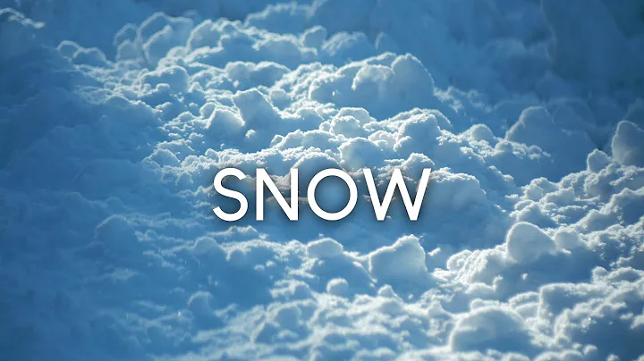 Snow - A Visual Poem (Charles Bertram Johnson)