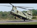 Massive US CH-47 Helicopter Pulls Off Unique Landing after Inspection