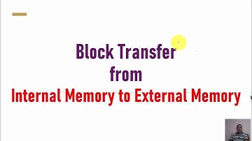 Part 21 Program for data transfer from internal memory to external memory in 8051 Microcontroller