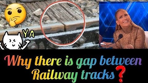 Why Railway Tracks have gap between them?🤔| Watch the video to know this fact👍|OnlyIn1min☝️|Science