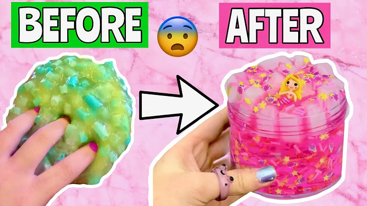 FIXING MY OLDEST 3 YEAR OLD SLIMES?! 😱🤢 *DIY Slime Makeover Challenge * How to Make Slime Satisfying
