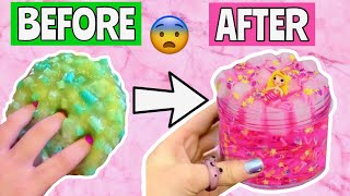 FIXING MY OLDEST 3 YEAR OLD SLIMES?! 😱🤢 *DIY Slime Makeover Challenge * How to Make Slime Satisfying