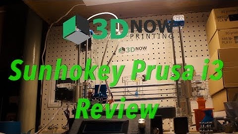 Sunhokey Prusa i3 3D Printer Review!