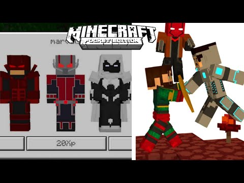 Esse é o melhor Addon de Heróis para Minecraft que você vai ver hoje ...