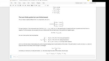ASTR 506 - Class 19 - Extra Video 3 - Index Notation: the Levi-Civita symbol