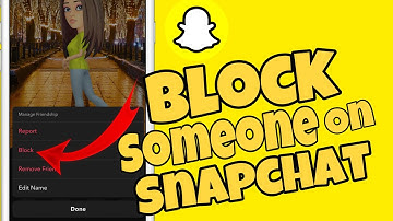 How to block someone on Snapchat | 2023 updates