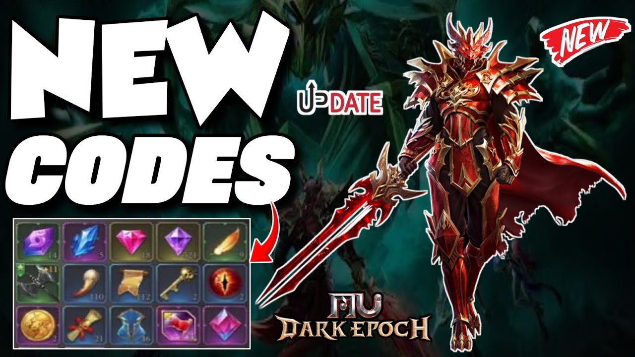 MU DARK EPOCH NEW GIFT CODES 2025 - HOW TO REDEEM CODES MU DARK ️- MU ...