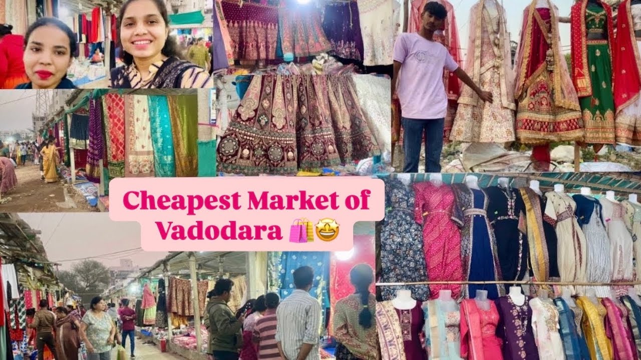 Kunal char rasta | Sabse Sasta Market 🛍️🤩 #vadodara #market #roshanpathan #shoppingvlog