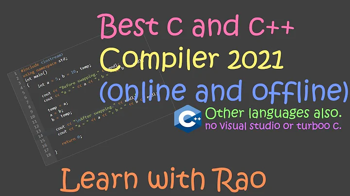 best compiler for c and c++ 2021|compiler for c++ 2021