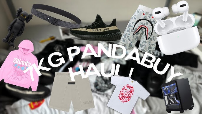 16KG PANDABUY HAUL *INSANE* (YEEZY FOAM RUNNERS, Jordan 4s, 1s, Vlone, LV  BELTS) 