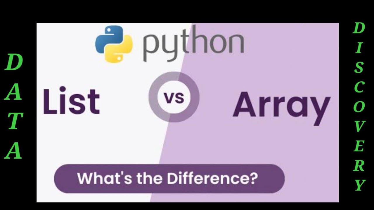 List & Array| Numpy| Python | Data Science - YouTube