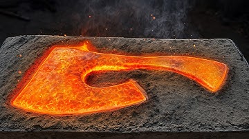 Casting a Brass Axe 🪓 From Molten Metal to Masterpiece