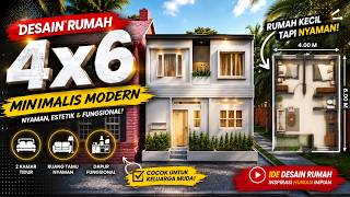 DAV STUDIO IS BACK !!! Desain Rumah 4x6 M || House Design 4x6 M || House Design 24 Sqm