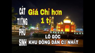[ ĐÃ BÁN ]#CÁT TƯỜNG PHÚ SINH |GÓC 2 MẶT TIỀN NẰM NGAY KHU DÂN CƯ ĐÔNG ĐÚC NHẤT GIÁ  |.#0977878733|