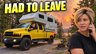 Can We Make It Home Before The Fire Closes In?  White Lake Provincial Park