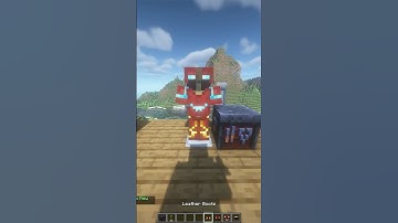 Expensive But Impressive Iron Man Armor in Minecraft! #shorts