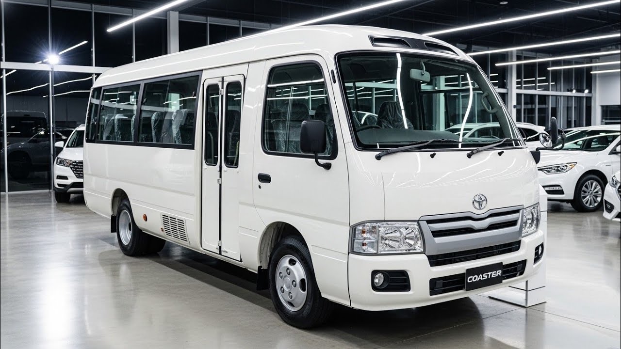 2026 Toyota Coaster 10 Seater Luxury Mini Bus | Full Review, Features & Price