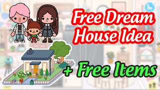Free Aesthetic Dream House Idea + Free Items | Toca House Ideas | Toca Amore TV