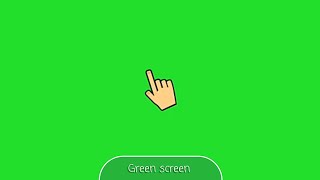 Hand Click Green Screen Animation