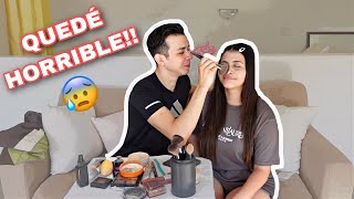 MY BOYFRIEND DOES MY MAKEUP/ I LOOK HORRIBLE!! -LILLIAN GRIEGO