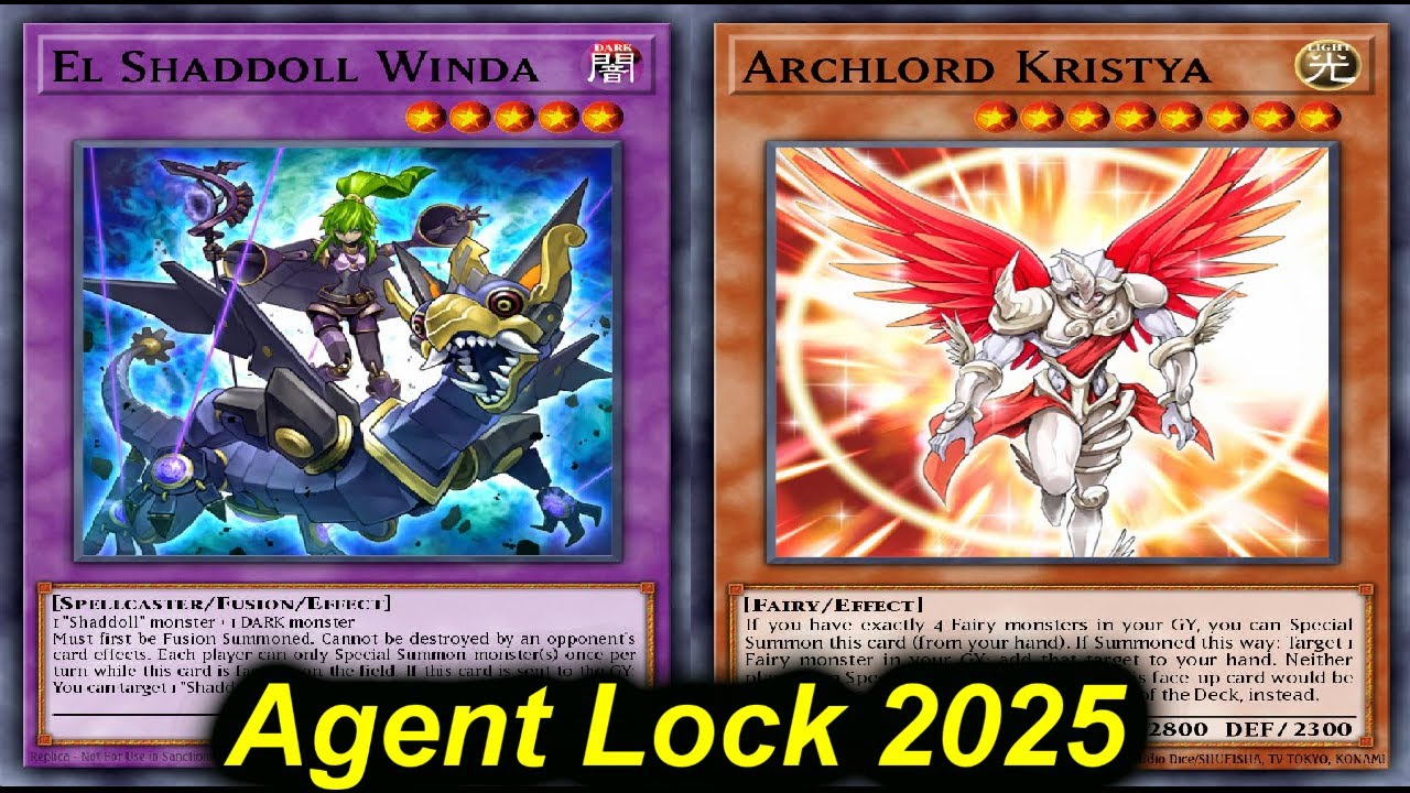 AGENT LOCK DECK 2025 | MDPRO3 | Yu-Gi-Oh! - YouTube
