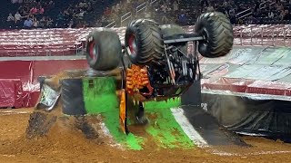 Monster Jam Arlington 2021 Max-D FIRE (Tom Meents) Freestyle 03/27/21
