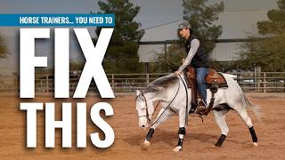 How To Collect A Poor Loping Horse | Reining Horse Training Tips 