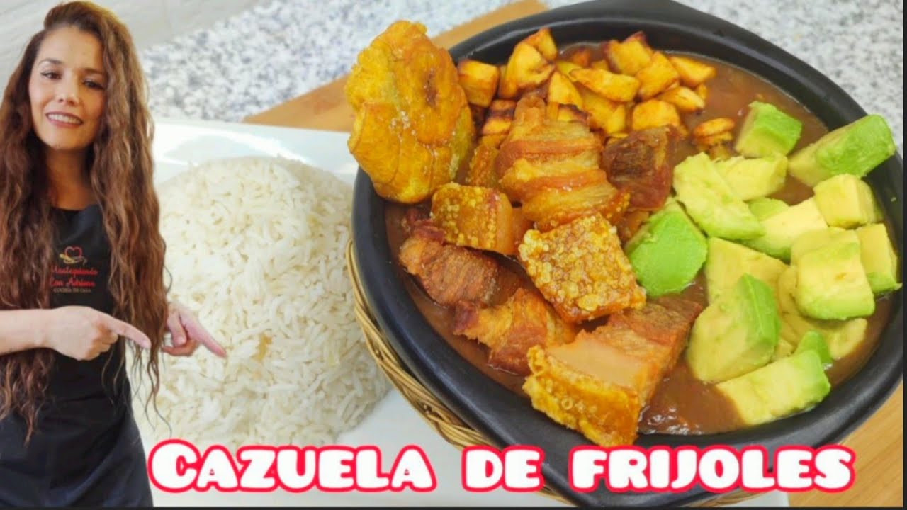 cómo hacer CAZUELA DE FRIJOLES COLOMBIANA 😋🇨🇴