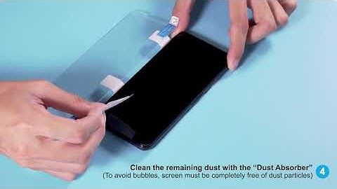 APIKER A008 Installation Video for Screen Protector with Guide Sticker