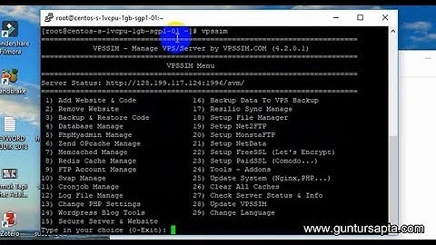 Cara Menambahkan dan Membuat Website di  Cpanel VPSSIM